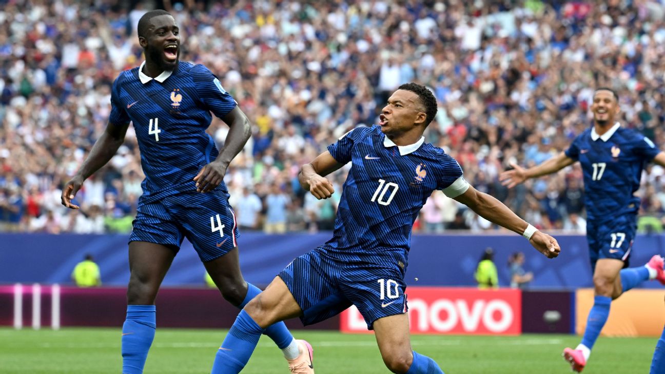 姆巴佩16场世界杯16球 法国前锋正逼近“世界杯先生”